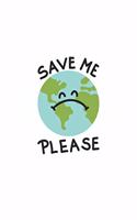 Save me Please: Graph Paper Notebook 6x9 inches with 120 pages