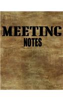Meeting Notes