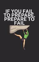 If you fail to prepare prepare to fail