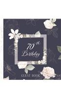 70th Birthday Guest Book