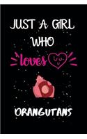 Just A Girl Who Loves Orangutans
