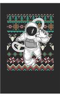 Ugly Christmas - Astronaut: Graph Paper Notebook - Christmas Gift for Kids, Women, Men Girls And Boys