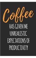 Coffee Has Given Me: coffee book, coffee journal, coffee log, coffee notebook, pour over book, pour over journal, pour over log, pour over notebook