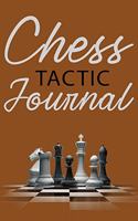 Chess Tactic Journal: Match Book, Score Sheet and Moves Tracker Notebook, Chess Tournament Log Book, Great for 120 Games, White Paper, 6" x 9", 124 Pages