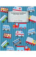 Composition Notebook - Story Paper Journal - 8 X 10 - 120 Pages