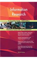 Information Research A Complete Guide - 2020 Edition