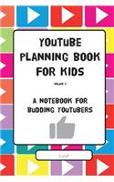 YouTube Planning Book for Kids Vol. II