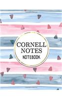 Cornell Notes Notebook: With 3 Columns Keyword/Questions, Note-Taking Area, Summary 8.5x11inch 120pages for Lecture, Students, School Supplies List, Notebook