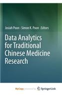 Data Analytics for Traditional Chinese Medicine Research