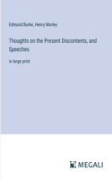 Thoughts on the Present Discontents, and Speeches