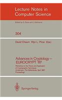 Advances in Cryptology - Eurocrypt '87