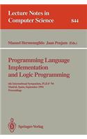 Programming Language Implementation and Logic Programming