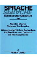 Wissenschaftliches Schreiben Im Studium Von Deutsch ALS Fremdsprache