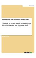 The Role of Private Brands in Assortments. Literature Review and Empirical Study