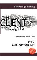 W3c Geolocation API