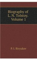 Biography L. N. Tolstogo. Volume 1