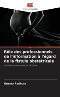 Rôle des professionnels de l'information à l'égard de la fistule obstétricale