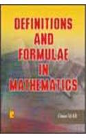 Definitions and Formulae in Mathematics IX and X