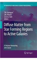 Diffuse Matter from Star Forming Regions to Active Galaxies
