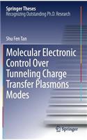 Molecular Electronic Control Over Tunneling Charge Transfer Plasmons Modes