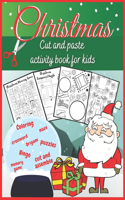 Christmas Cut and Paste Activity Book for Kids