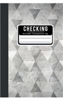 Checking Account Transaction log