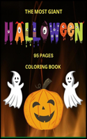 The Most Giant Halloween 95 Pages Coloring Book