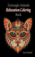 Zentangle Animals Relaxation Coloring Book