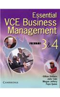Essential Vce Business Management Units 3 and 4 Book