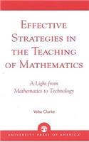 Effective Strategies in the Teaching of Mathematics