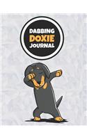 Dabbing Doxie Journal: 120 Lined Pages Notebook, Journal, Diary, Composition Book, Sketchbook (8.5x11) For Kids, Dachshund Dog Lover Gift