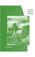 Student Solutions Manual for Tussy/Gustafson's Elementary Algebra, 5th