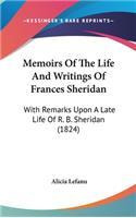 Memoirs Of The Life And Writings Of Frances Sheridan