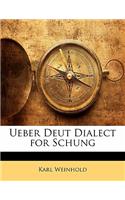 Ueber Deutsche Dialectforschung