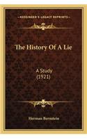 The History Of A Lie