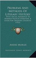 Problems And Methods Of Literary History