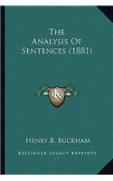 The Analysis Of Sentences (1881)