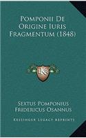 Pomponii De Origine Iuris Fragmentum (1848)