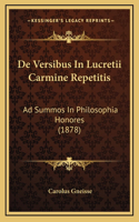 De Versibus In Lucretii Carmine Repetitis