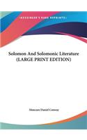 Solomon and Solomonic Literature