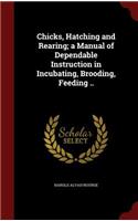 Chicks, Hatching and Rearing; A Manual of Dependable Instruction in Incubating, Brooding, Feeding ..: (English)