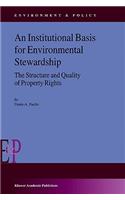 Institutional Basis for Environmental Stewardship