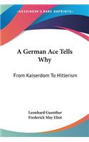 German Ace Tells Why