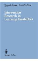 Intervention Research in Learning Disabilities