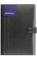 FILOFAX NAPPA PERSONAL ORGANISER BLACK