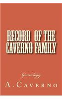 Record of the Caverno Family