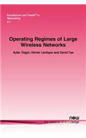 Operating Regimes of Large Wireless Networks