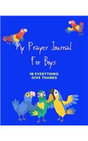 My Prayer Journal For Boys