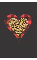 Leopard and Buffalo Plaid Hearts