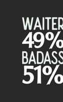 Waiter 49 % BADASS 51 %